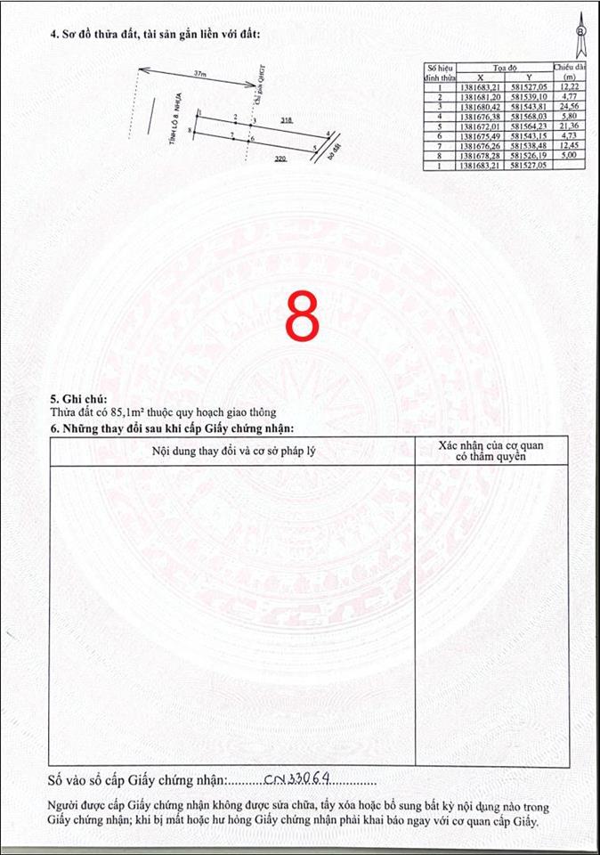 Đất nền đối diện kcn becamex sắp triển khai! đường dt8 ninh xuân chính chủ