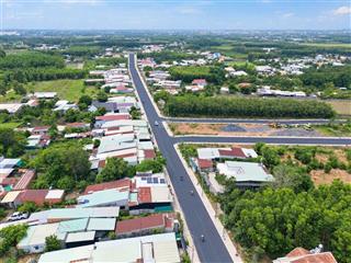 Hàng nóng bung 40 nền đất shr  thổ cư 100% giá f0 mặt tiền đường hương lộ 15 rộng 32m  chỉ 600tr