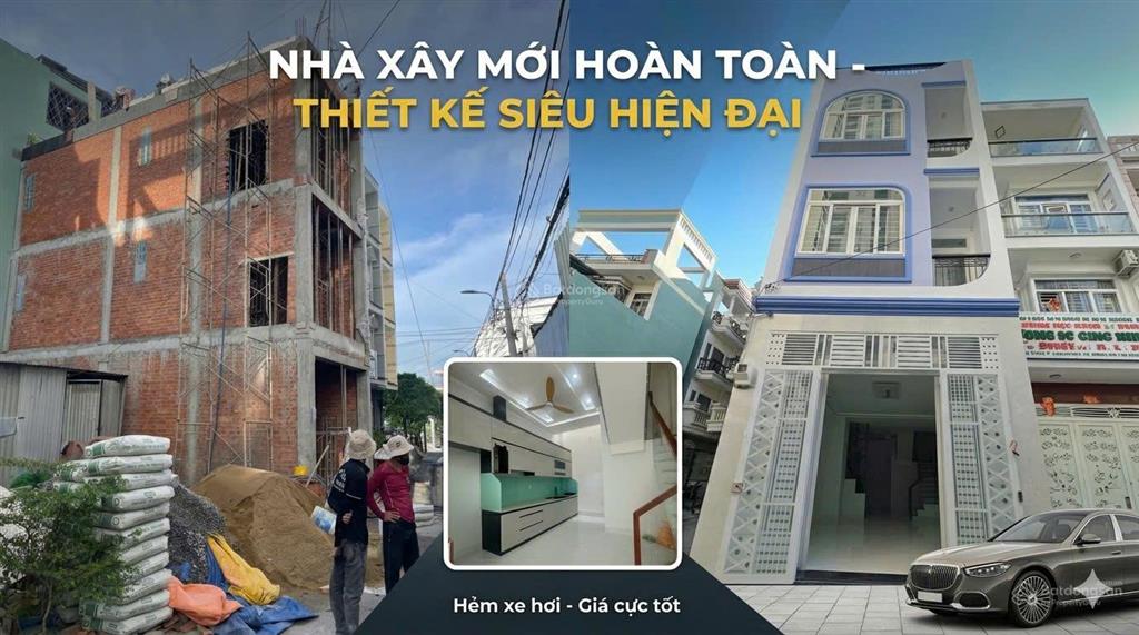 Hàng hiếm! nhà mới còn thơm mùi sơn| 4 tầng| hẻm xe tải đường an dương vương p. phú định
