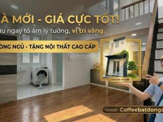 Nhà mới bàn giao ở ngay| 2 phòng ngủ| hẻm an ninh thông thoáng đường phạm thế hiển quận 8