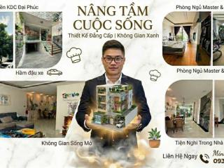 Hàng hiếm! nhà mặt kdc đại phúc, thiết kế hiện đại có hầm, 3 tầng, sân thượng