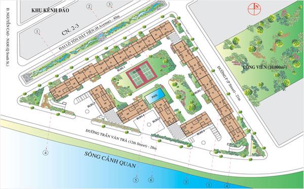 Bán penthouse the panorama  view toàn cảnh, 500m2, 4pn, sân vườn riêng. giá chỉ 44 tỷ