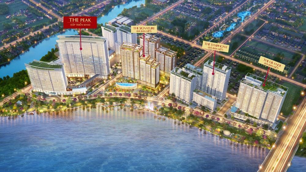 Bán penthouse midtown the peak  m8, 300m2, nhà thô, view toàn cảnh. giá chỉ 44 tỷ