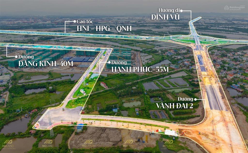 Biệt thự tràng cát, view công viên, dòng người 16 ngàn cư dân