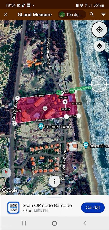Cần chuyển nhượng khu dự án du lịch biển 19000m2, tại suối nước p. mũi né, tp phan thiết bình thuận