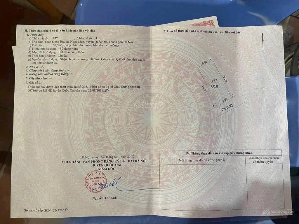 85,8m2 (đất đấu giá dg12) sát vách dự án đại học ngoại thương