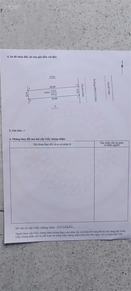 Giảm giá, bán đất có nhà tiền chế, mặt tiền chợ db8 (mỹ phước 2) còn 5 tỷ