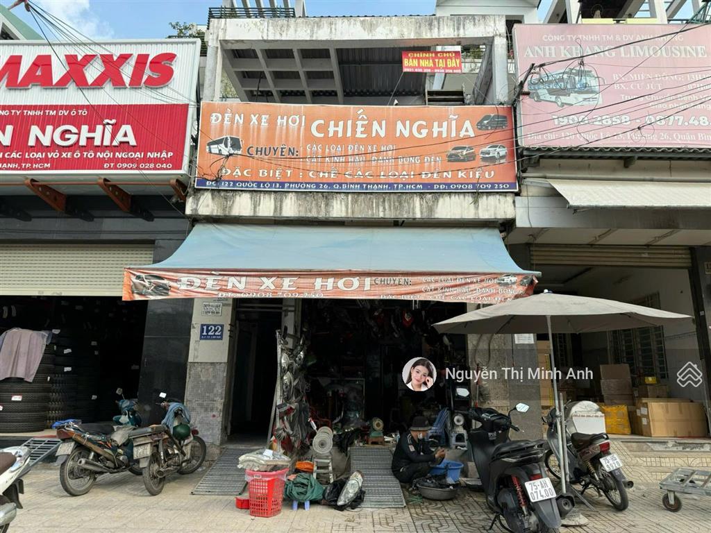 23 tỷ! bán mặt tiền xây cao hầm 7 tầng đường quốc lộ 13, phường 26, quận bình thạnh  5x28,5m