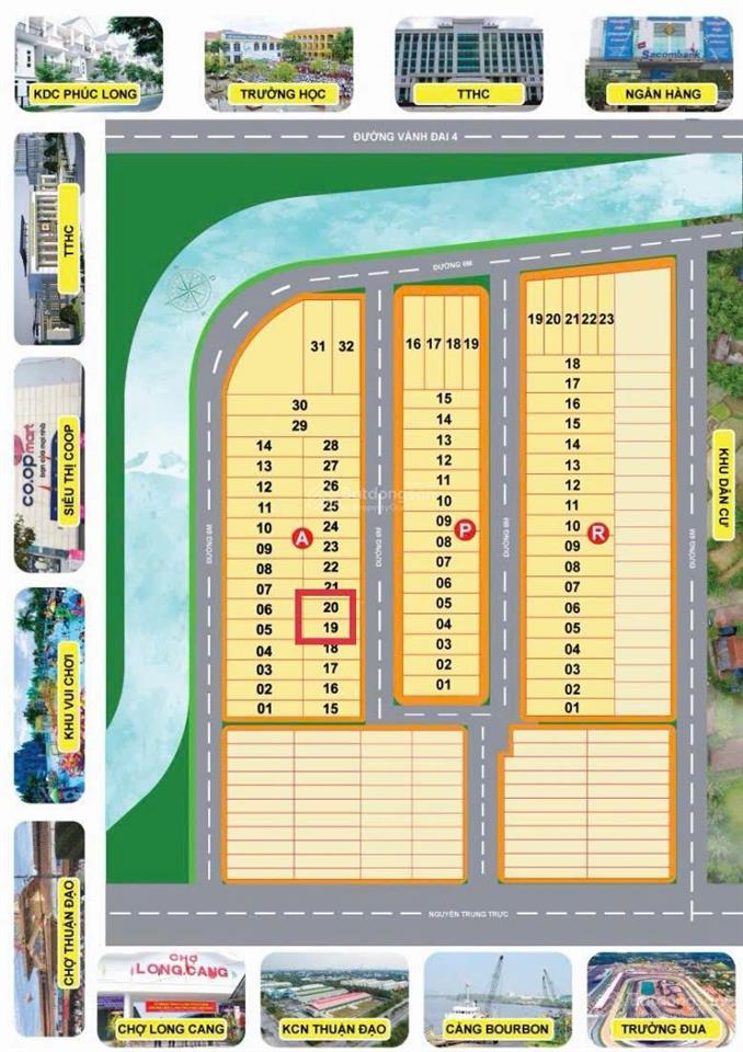 Bán nhanh nền đất ở kdc long cang 5,5x20m, cn 110m2 giá hợp lý nhất kdc long cang