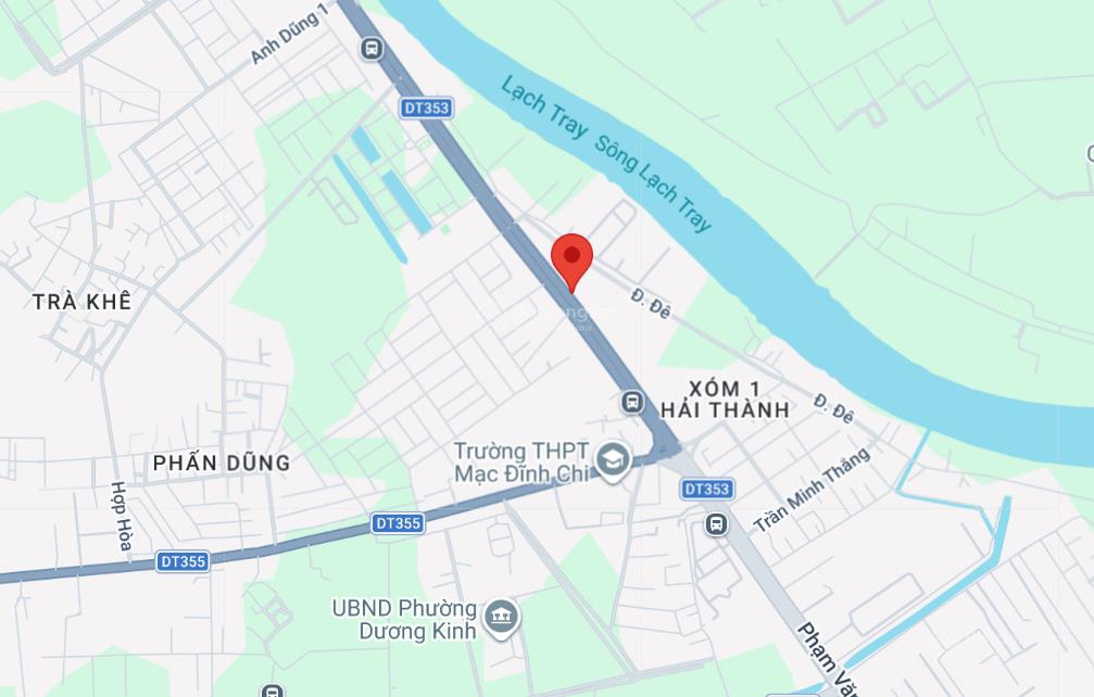 Bán nhà mặt đường phạm văn đồng hải phòng  vị trí đẹp