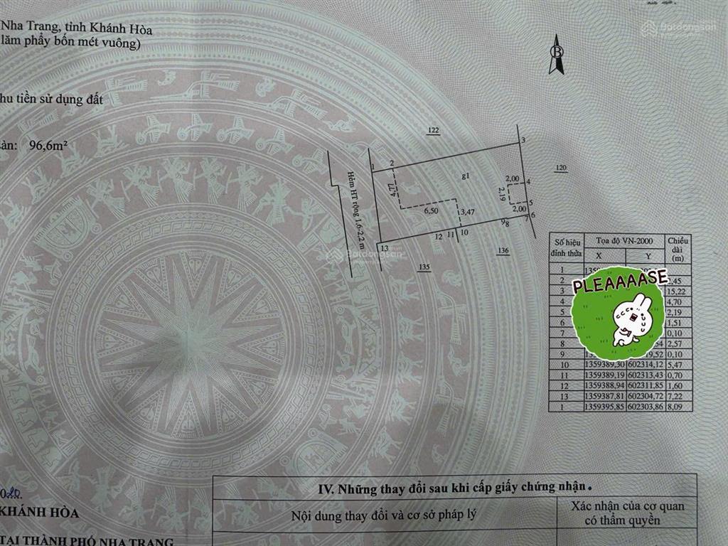 Bán nhanh căn nhà sân vườn gần biển bắc nha trang dt 145,4m2, mt rộng 8m, đất đẹp vuông vức, 5,2 tỷ