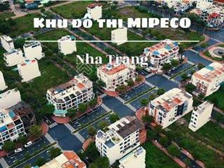 Bán nhanh 2 lô đất liền kề đường số 6 kđt mipeco 90m2, vuông vức, gần biển trần phú chỉ 83 triệu/m2