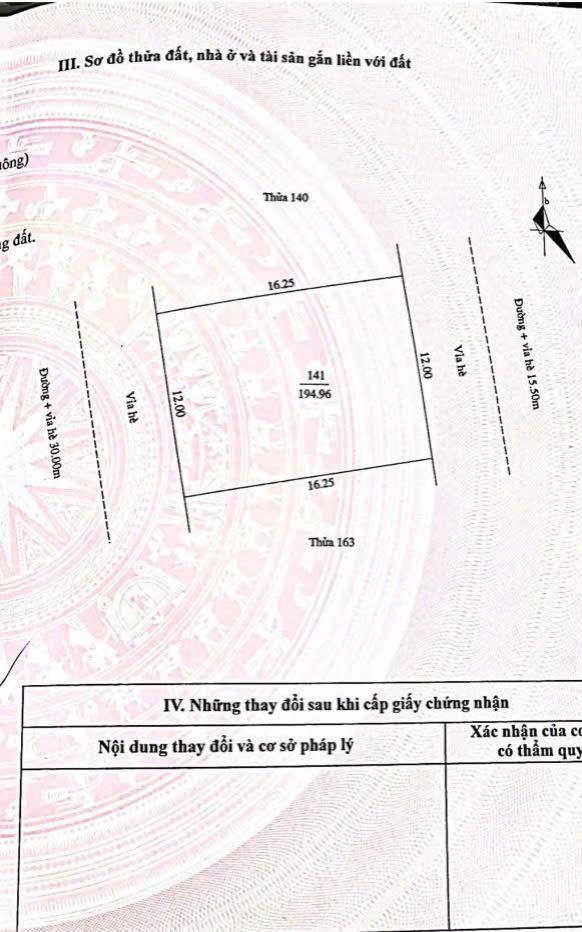 Bán đất biệt thự mặt đường đôi Thanh Bình kéo dài, khu Đỉnh Long, 2 mặt đường, TP HD, 194.96m2