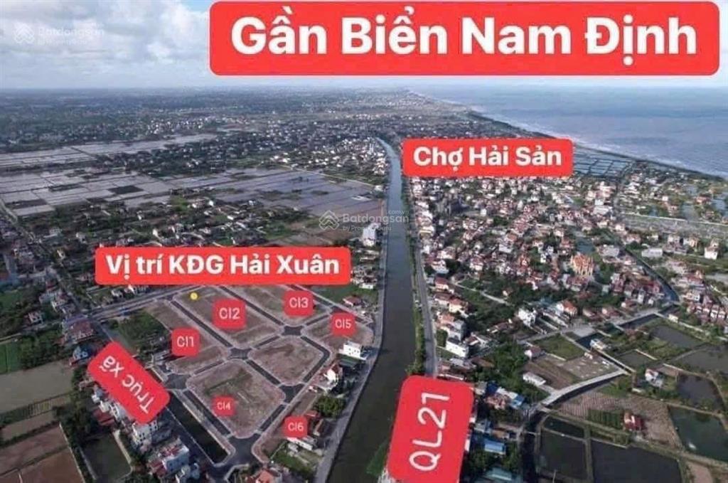 Vợ chồng em cần bán mảnh đất bố mẹ cho để chuyển lên hà nội sinh sống khu tđc hải xuân  hải hậu