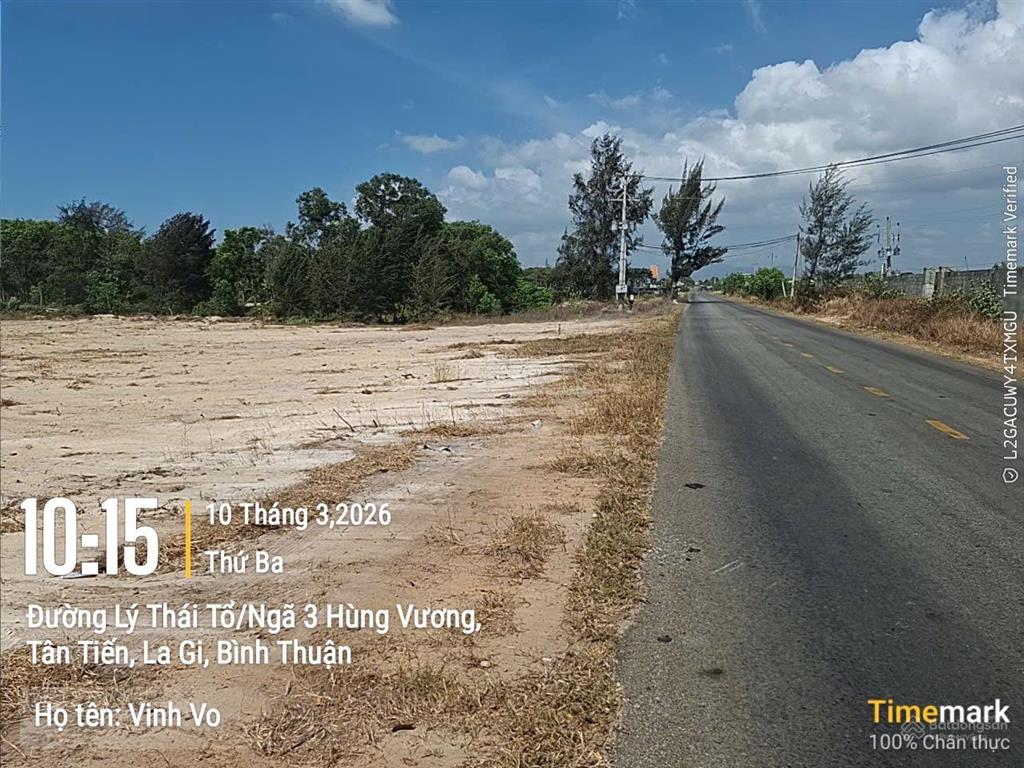 Bán đất mặt tiền hùng vương lagi  bình thuận (cũ) 1.200m2 có 1.000 m2 thổ cư, ngang 30m, 20 tỷ