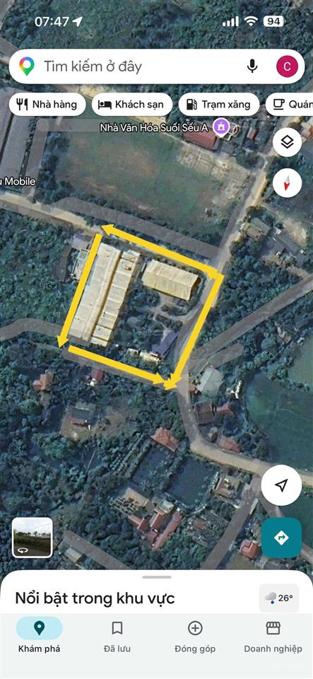 Bán đất kho xưởng lương sơn hòa bình, sẵn xưởng công năng đầy đủ.