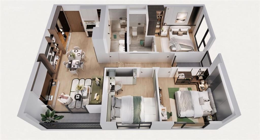 Gs6 the miami vin tây mỗ 3n 80m2, bc đông nam, view bể bơi. chỉ 6.88 tỷ bao thuế phí sang tên