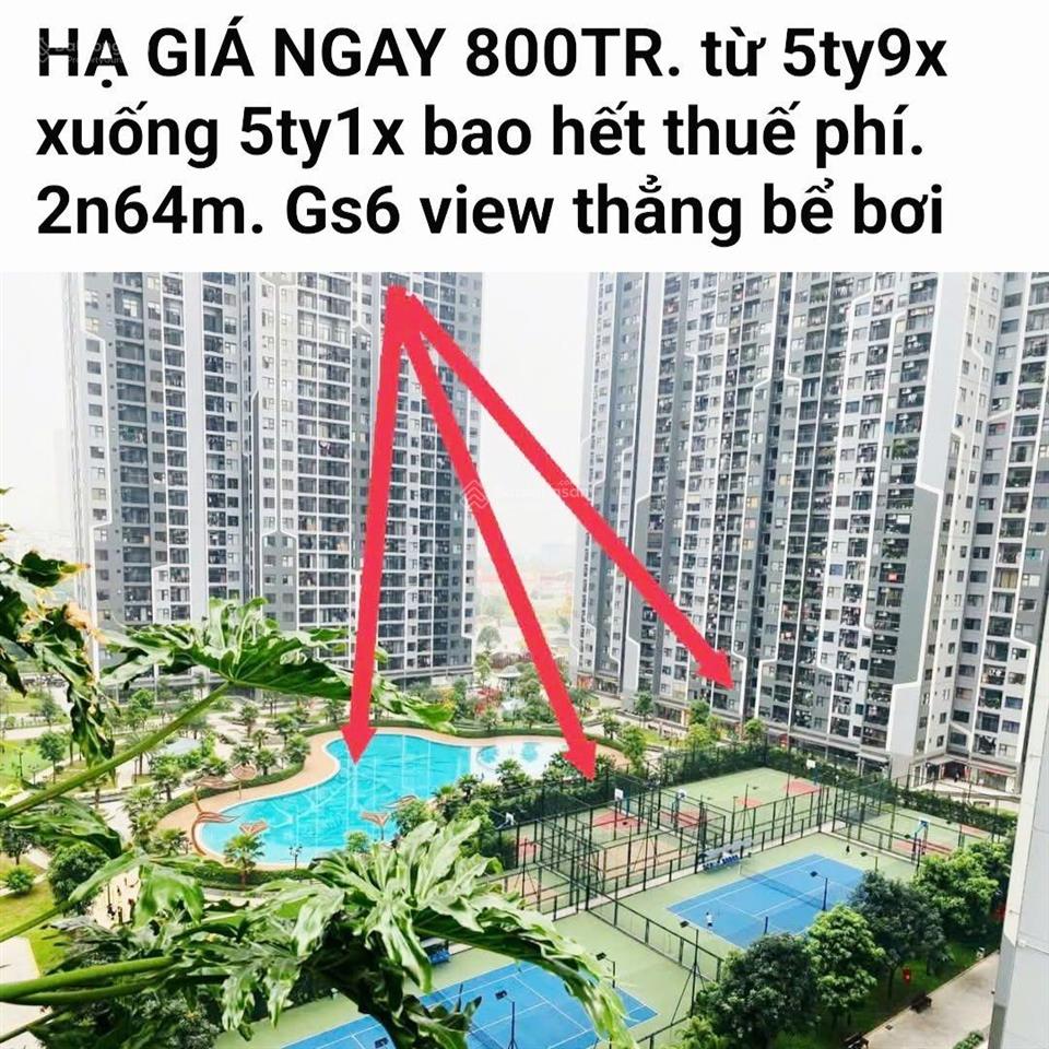 The miami vin tây mỗ. 2n2w 64m2. bc đông nam. view bể bơi siêu đẹp. giá 5150 bao hết thuế phí