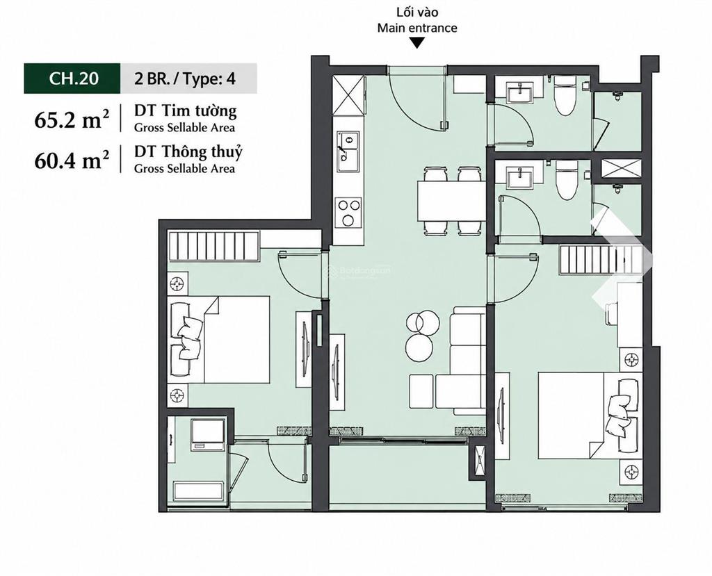 Lumiere evergreen tòa a3 vin tây mỗ chỉ 5,72 tỷ, 60m2 bao hết thuế phí sang tên. nhà vừa nhận