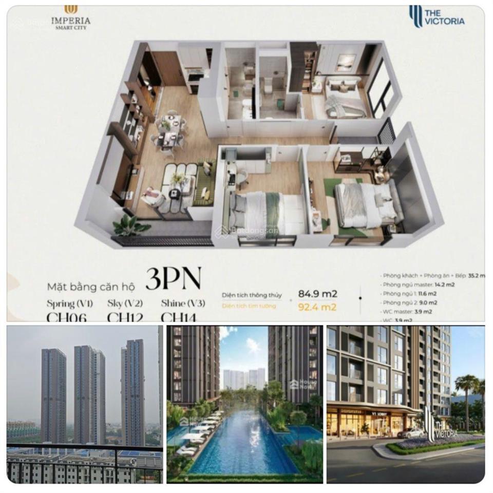 Vốn chỉ ~1ty sở hữu ngay 3n83m victoria bc đông nam vay 70% ahls t6.2027. tổng chỉ 6ty280 bao phí