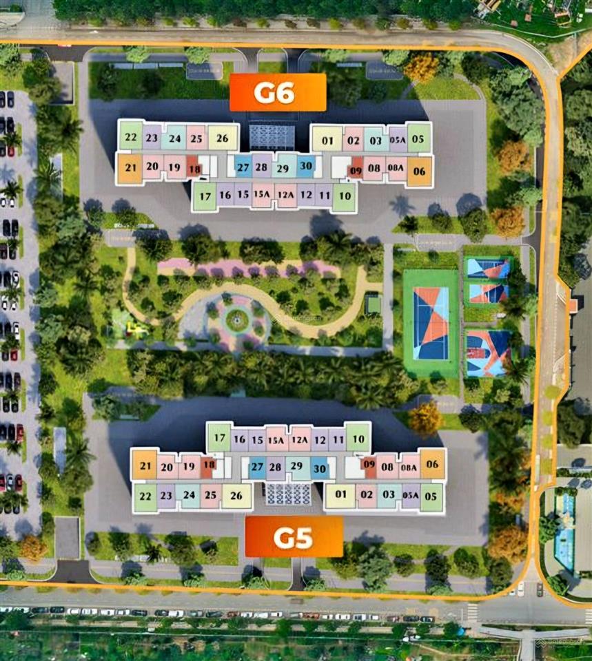 ~ vốn hơn 800tr sở hữu luôn 2pn + g6. 63.6m2. full 4,390 tỷ bao phí ạ. vay 70% ahls hết t10.2027