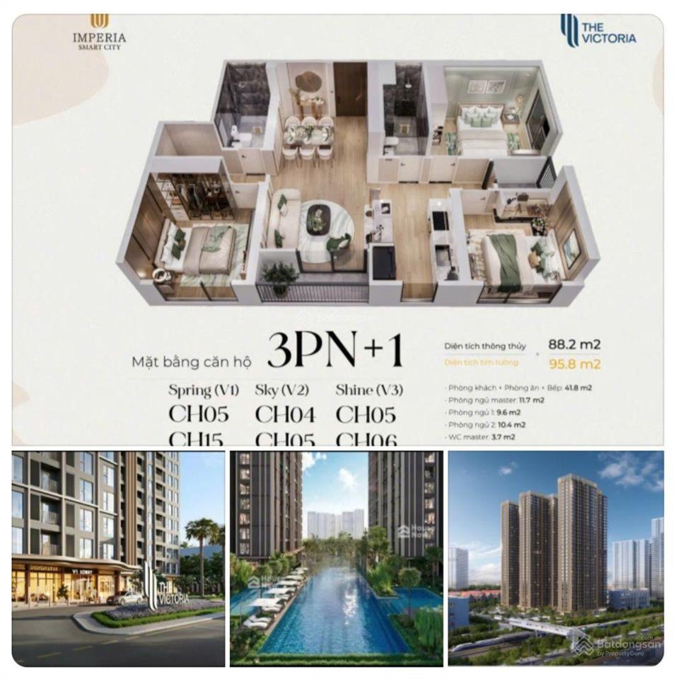 Siêu siêu rẻ! 88.5m2 3n+victoria. chỉ 6ty250 tầng trung siêu đẹp! vốn chỉ hơn 1ty sở hữu ngay.