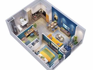 Sola park | 1pn+ | 43m chỉ 2,88 tỷ bao toàn bộ thuế phí.
tầng trung đẹp. view metro
