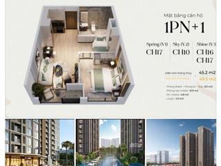Victoria 1n+ 45.5m2. giá chỉ 3ty350. tầng trung. tt tiến độ. view hồ bảo sơn, núi ba vì thoáng đẹp