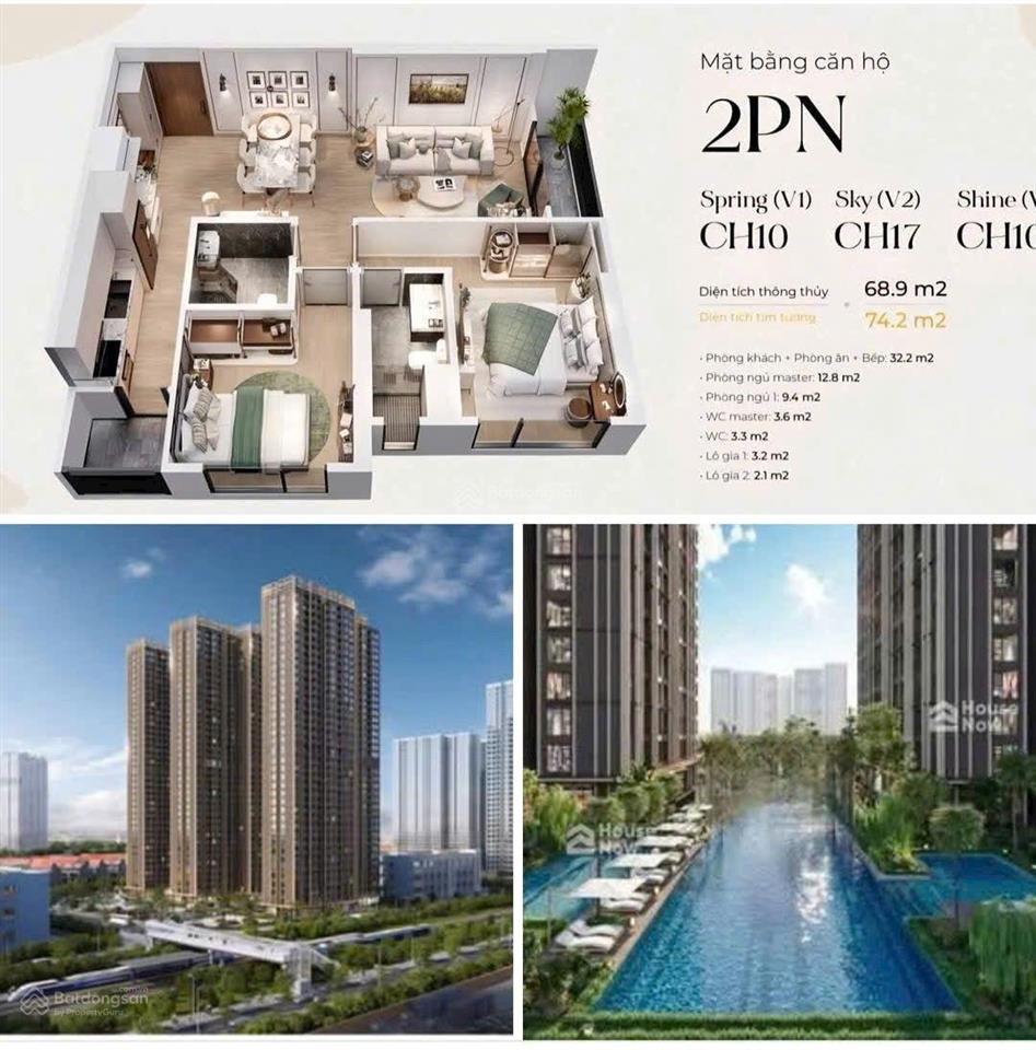 2n to 70m2 victoria giá 4.8 tỷ tầng trung đẹp. view thoáng