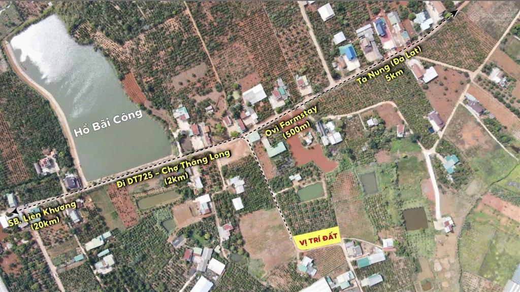 Cách hồ bãi công 100m, cần bán gấp lô đất ngang 12m, có thổ cư, shr
