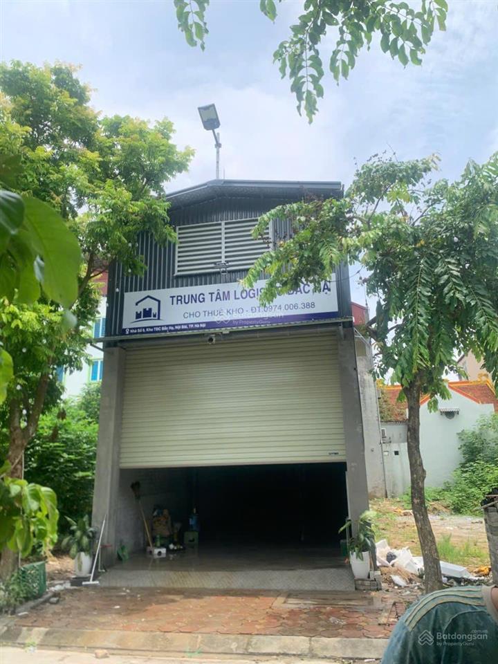 Cho thuê kho 110m2 mới 100%  full thổ cư  tđc bắc hạ  sóc sơn (sát kcn nội bài)  xe cont đỗ cửa