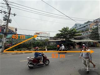 Ngân hàng shb bán lô đất góc 3 mặt đường mặt tiền đường ba vân, phường 14, quận tân bình, tphcm