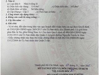 Ngân hàng thanh lý bán tài sản mặt tiền đường nguyễn tuyển, p. bình trưng, tp.hcm (quận 2 cũ).