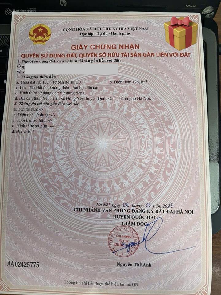 Đừng chỉ cầm tiền mà chần trừ ko giám quyết mua đất nữa anh chị ơi. 125m thổ cư ngõ thông, đường 5m