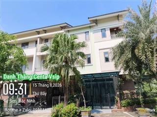 Bán nhà phố 3 tầng kdt Centa City Vsip Bắc Ninh 