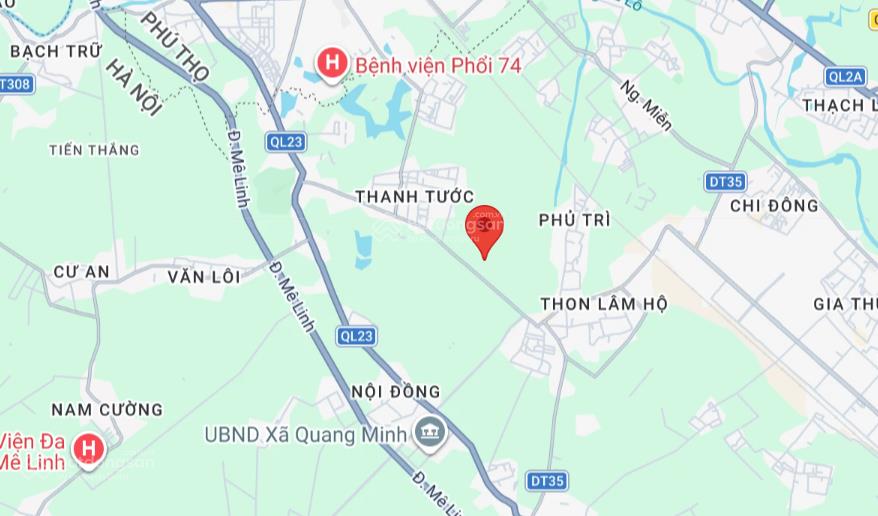 Bán đất lô 22 x2 xã thanh lâm, mê linh, hà nội