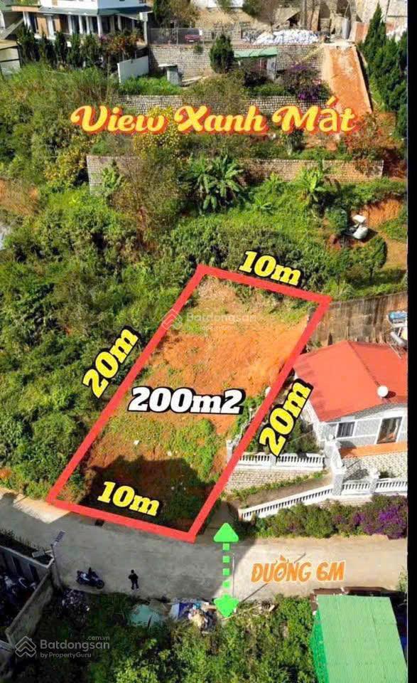 Đất biệt thự đường khe sanh, diện tích 200m2 srxd, view rừng thông đẹp. đường ô tô. giá 6.8 tỷ