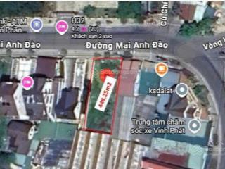 Đất khách sạn, biệt thự mặt tiền đường mai anh đào, cách thung lũng tình yêu 300m
