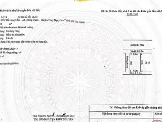 Tai định cư bắc sông cấm 135m2 mặt tiền 9m (lô sẻ khe 2 mặt tiền) đường rộng 13m. giá 49tr/m2