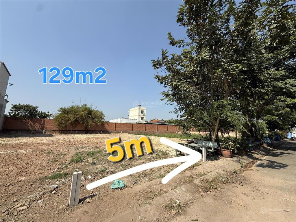 Bán đất đường dương công khi, bà điểm, hóc môn. 130m2. đường 10m