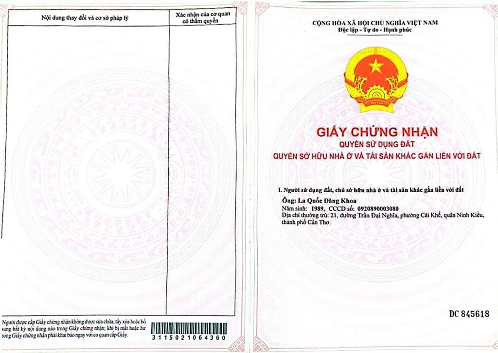 Bán nhà hẻm 12 hoàng quốc việt, p. an bình, ninh kiều  90m², sổ hồng riêng đã hoàn công, giá tốt