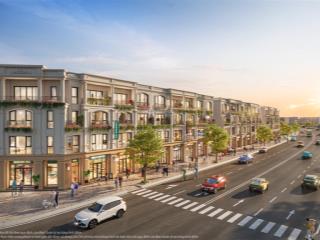 Shophouse 2 mặt tiền đường 60m gần sông giãn xây 18 tháng