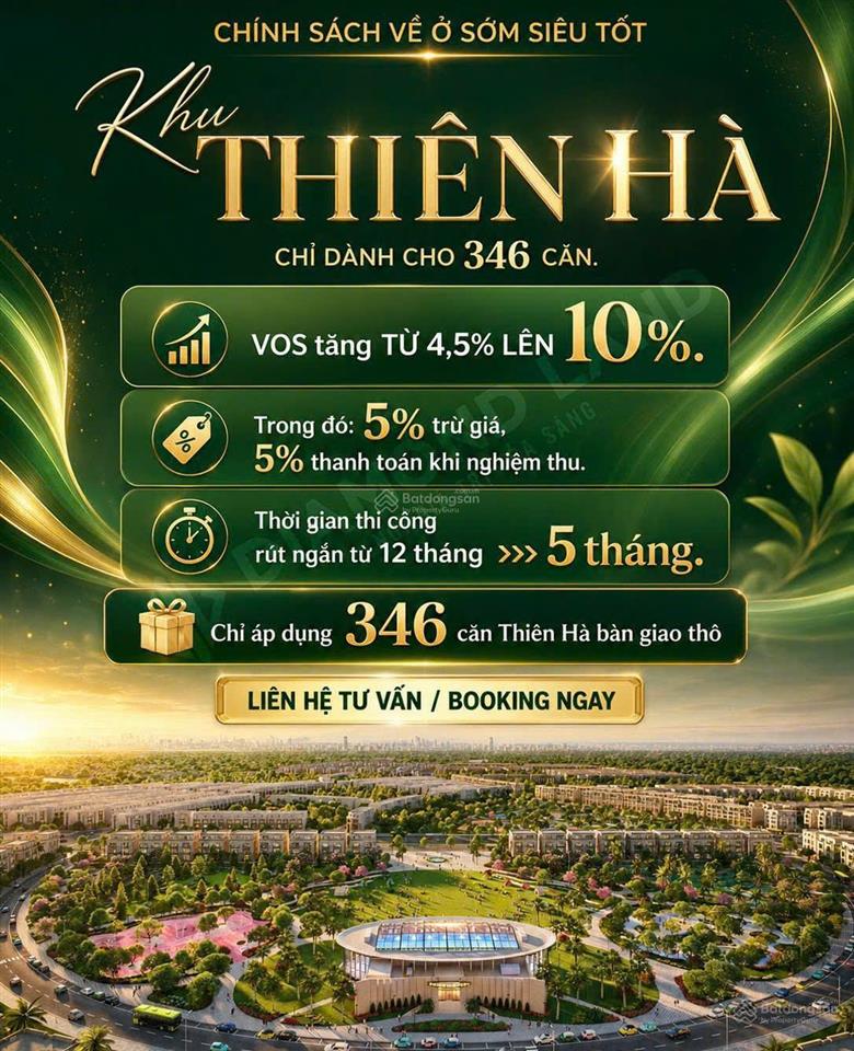5.4 tỷ có ngay căn liền kề 68m khu thiên hà vin dương kinh nhận nhà cuối năm 26