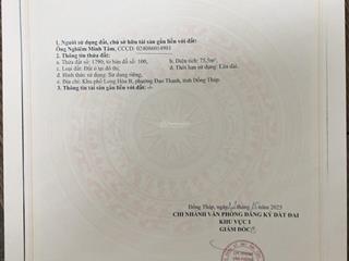 Đất nền ngay trục đường hùng vương nối dài giá từ 650 triệu/nền full thổ cư. em bao trọn phí thuế.