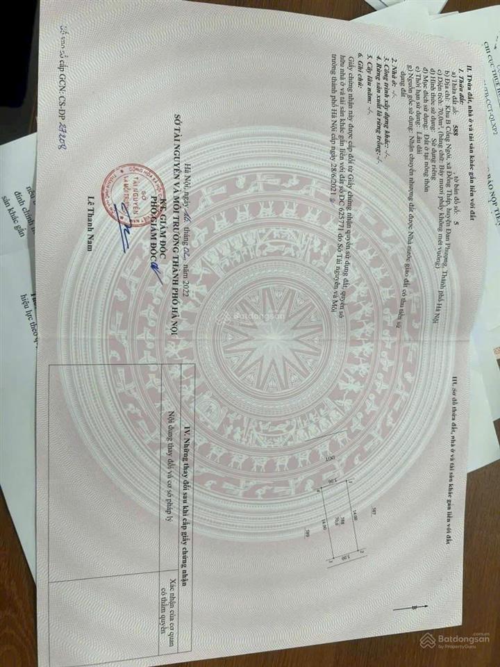 Chủ cần tiền bán 70m2 đất đấu giá đẹp sát ql32, tại xã đan phượng, tp hà nội.  0982 480 ***