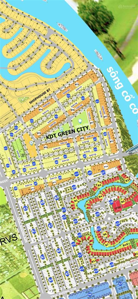 Sụp hầm nặng!! biệt thự green city.ngang7m (đối diện công viên) thông sông.vị trí đẹp.dt 140m2