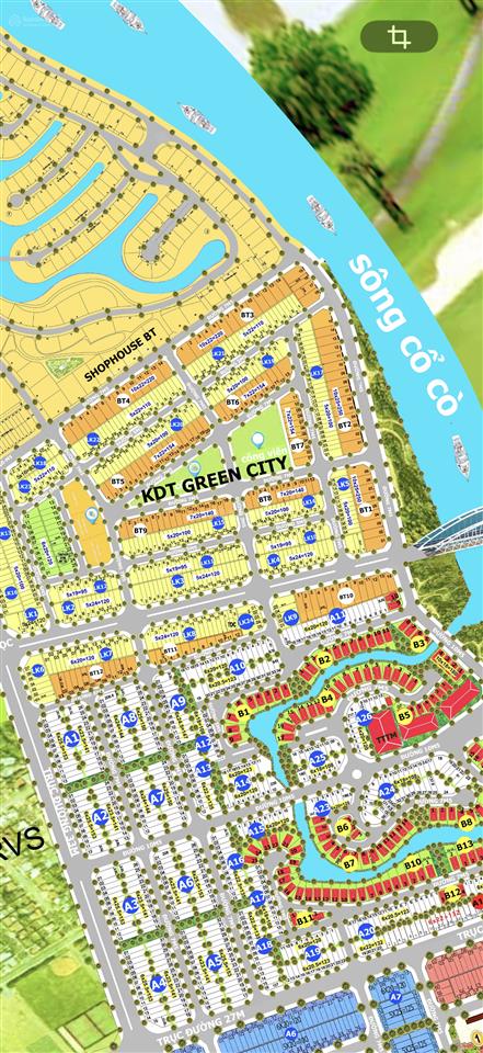 Cắt giảm 1 tỷ! kđt sentosa diện tích 120m2. đường 7.5m. lề 5m. thông sông. ngang 6m. giá 2,35 tỷ