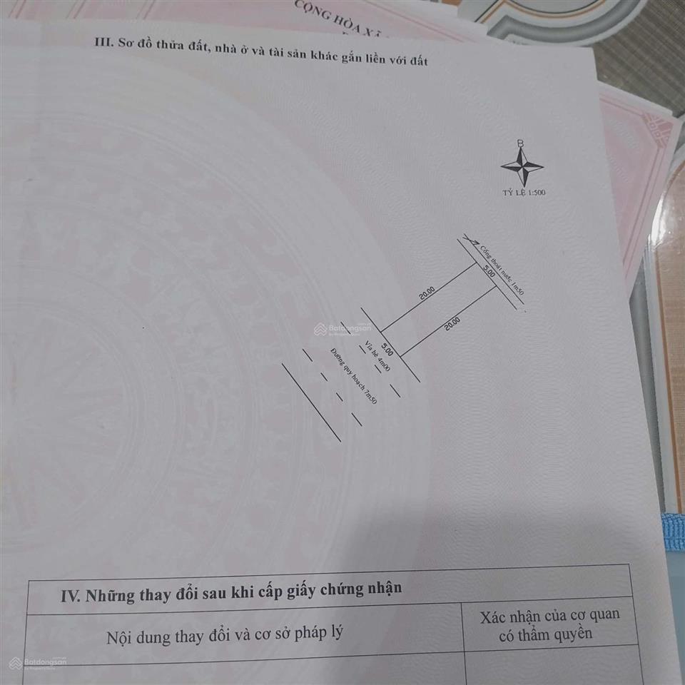 Bán đất tại hòa hiệp bắc, 4 tỷ, 100m2, mặt tiền 5m, ngõ 7.5m, pháp lý đầy đủ