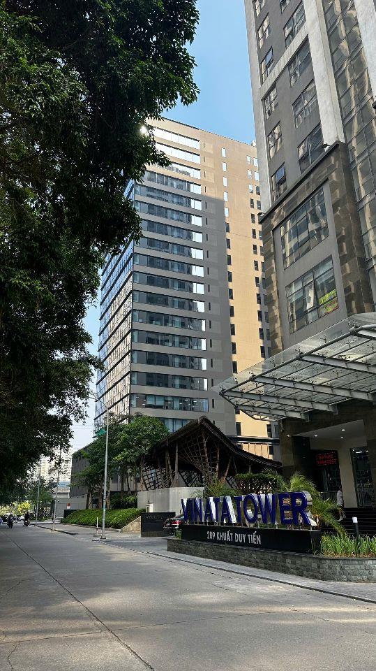 BÁN SÀN THƯƠNG MẠI TẦNG 1 TÒA VINATA TOWER,289 KHUẤT DUY TIẾN 123M2, SỔ VĨNH VIỄN. 16 TỶ.0907833787
