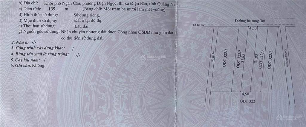 Bán đất chính chủ ở điện ngọc gần đại học nội vụ